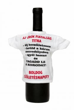 Funny Glass T-shirt Örök fiatalság titka 1.Image