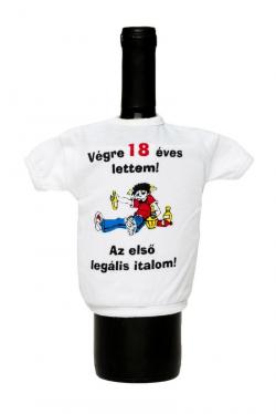 Vicces Üvegpóló Végre 18 éves lettem… 1.Kép