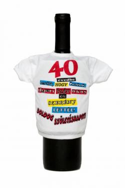 Vicces Üvegpóló 40 évedbe került,hogy ennyire szép és okos… 1.Kép